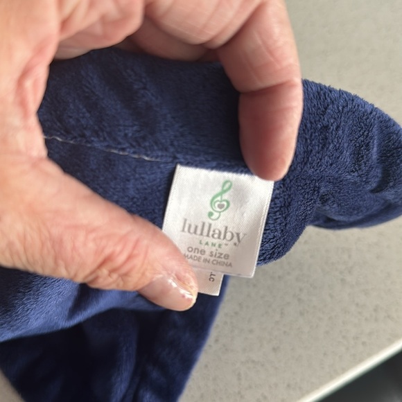 Lullaby Lane Elephant Plush Lovey Rattle Security
Blanket Gray Pink Blue 11 Inch - Picture 6 of 7